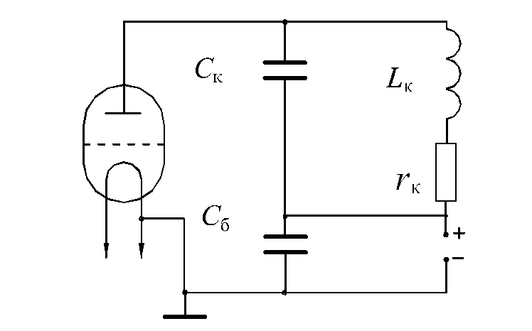Типовая электрическая схема вч лампового генератора