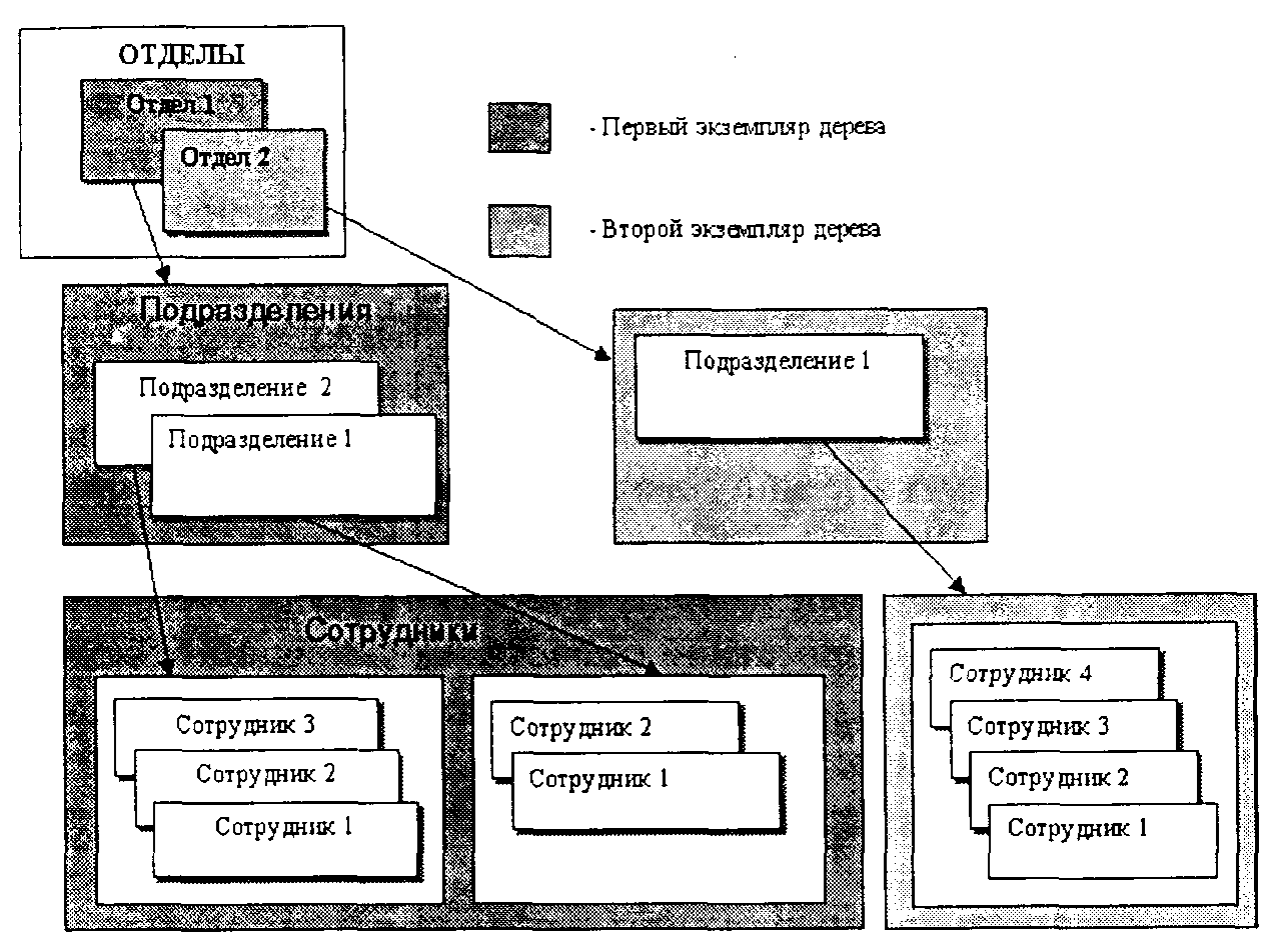 Подразделение предметов. Модель состава компьютера. Иерархическая база данных примеры. Экземпляр структуры. Иерархическая таблица в Ворде.