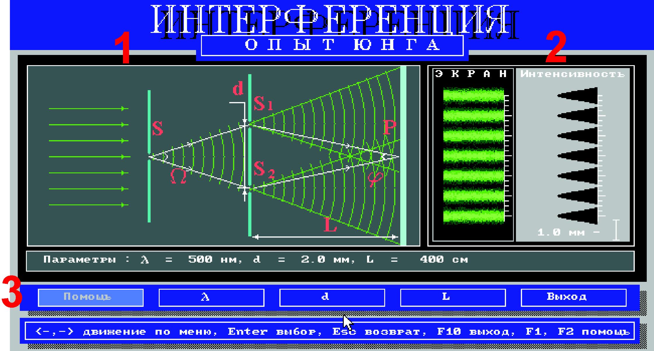 Опыт юнга расчет интерференционной картины