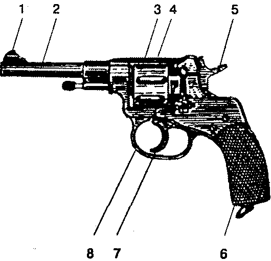 Курок револьвера схема