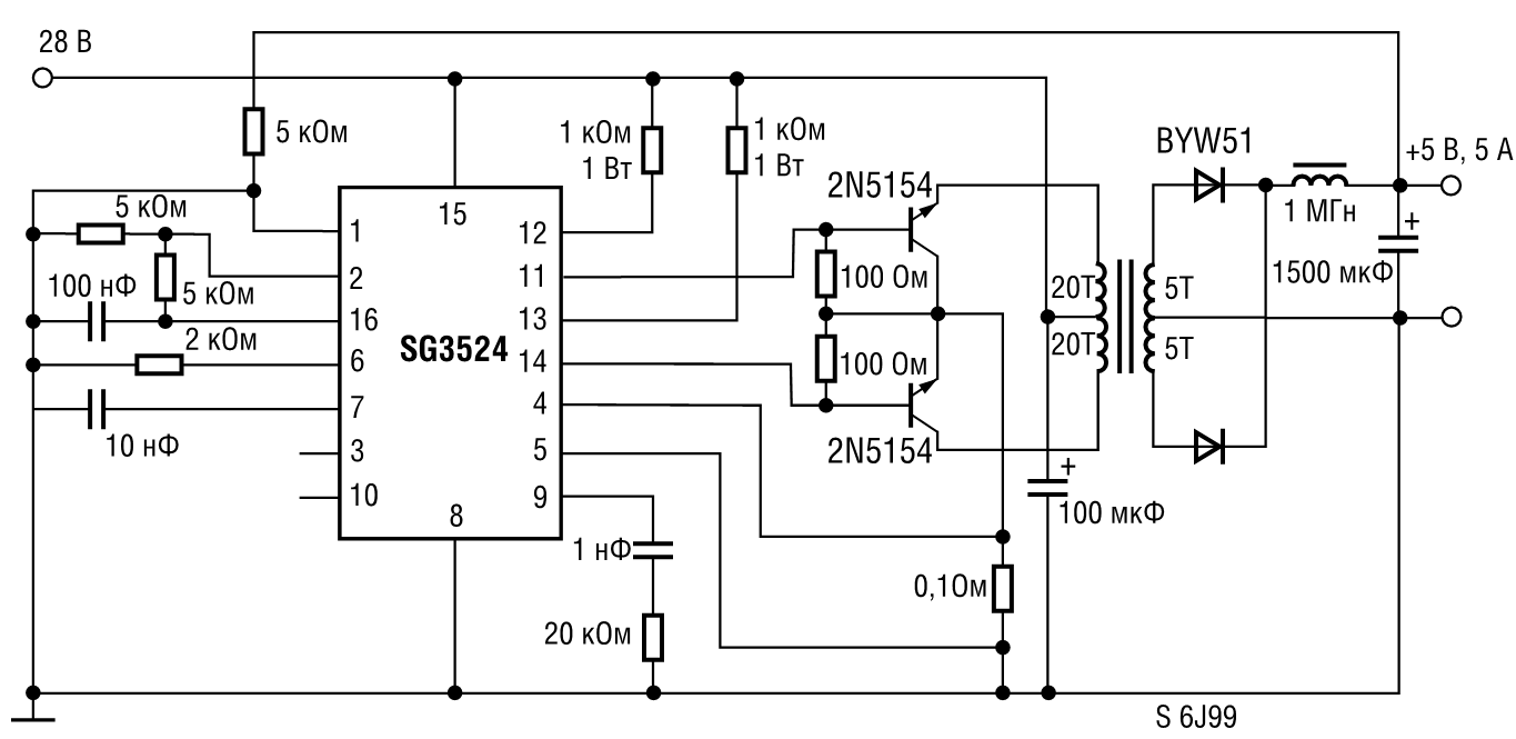 Uc3854 схема включения