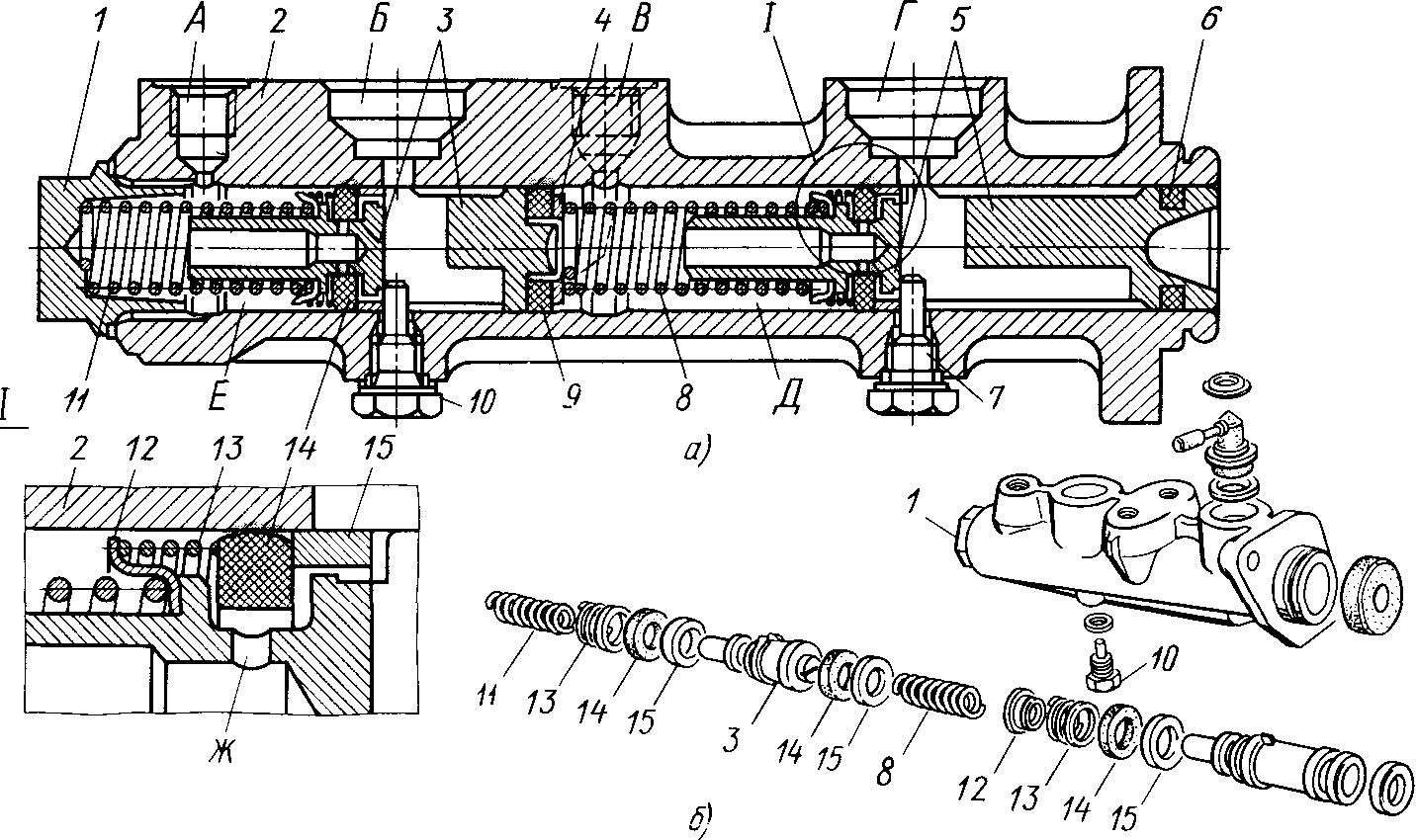 Сборка главного тормозного цилиндра. Тормозной цилиндр ВАЗ 2101 схема. Схема главного тормозного цилиндра ВАЗ 2101. Главный тормозной цилиндр ВАЗ 2111 чертеж. Главный тормозной цилиндр ВАЗ 2101 чертеж.