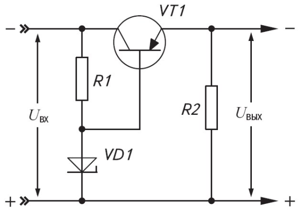 Схема параметрического стабилизатора тока