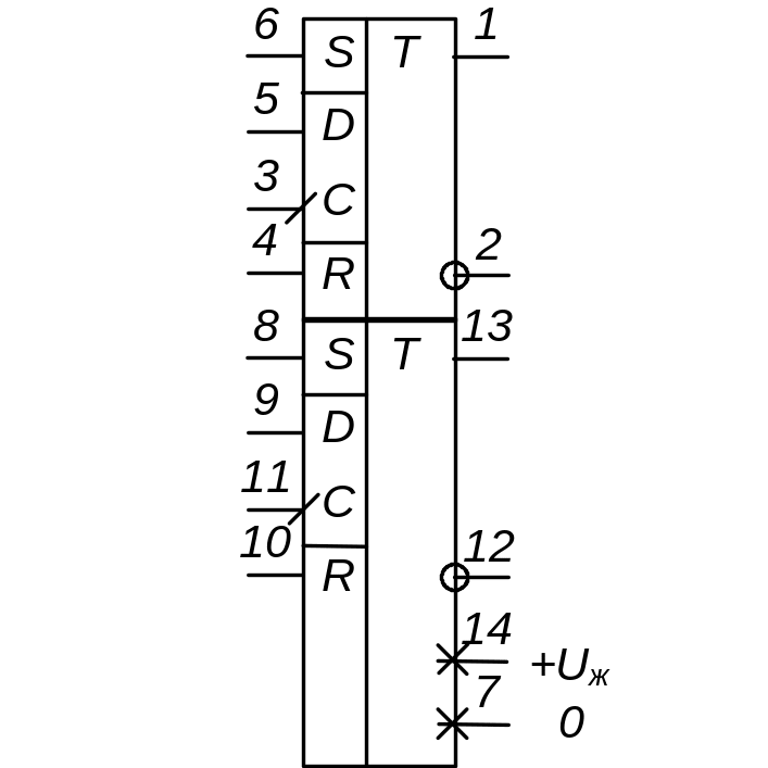 К561тм2 схема включения для начинающих - 94 фото