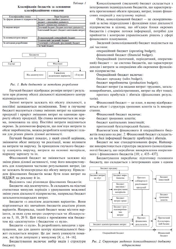 3. Види бюджетів.