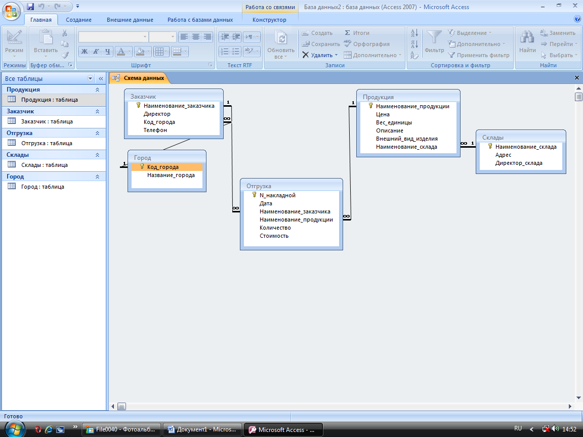 С каким расширением создаются проекты баз данных в программе microsoft access