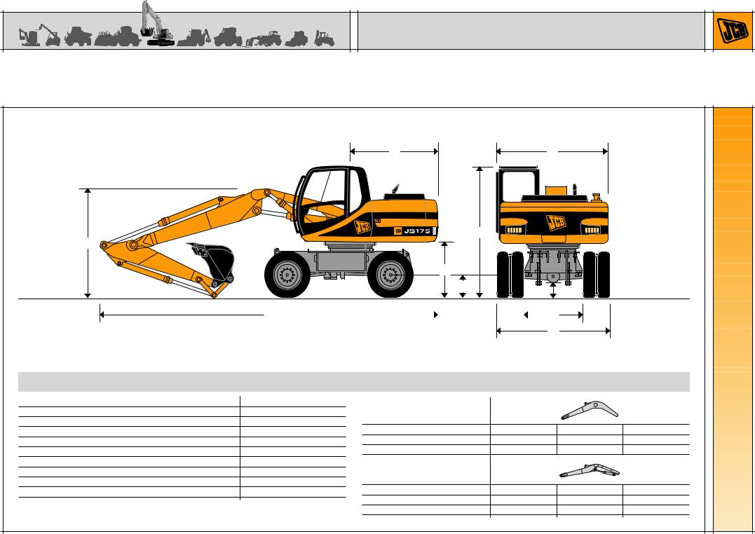 Экскаватор jcb схема