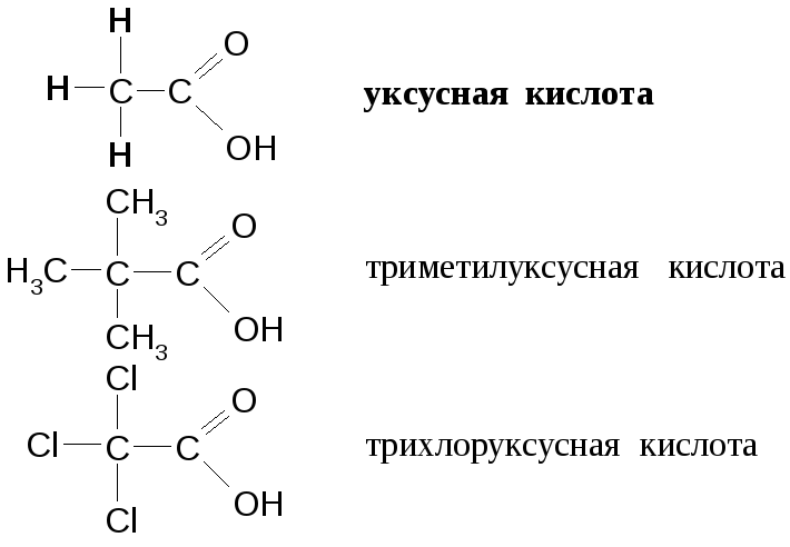 Трихлоруксусная кислота формула. Трихлоруксусная кислота структурная формула.