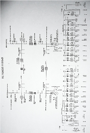 Схема мостик 110 кв