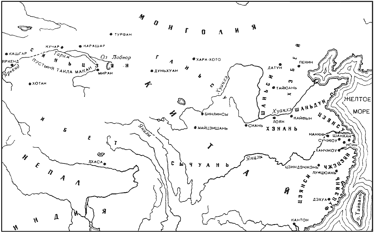 Где находится озеро лобнор. Средневековый Китай карта. Озеро Лобнор Китай. Китай в средние века карта. Карта древнего Китая.