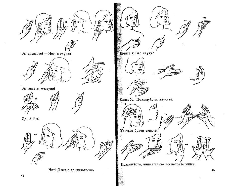 Обучения глухонемых