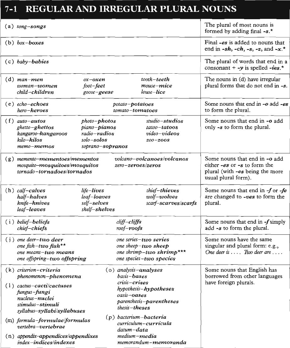 Compound Nouns Plural Worksheet