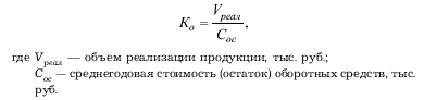 Оборотных средств на 1 руб основных