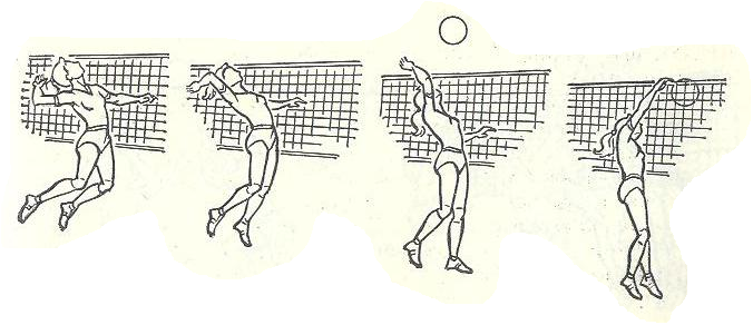 Волейбол подача нападающий удар