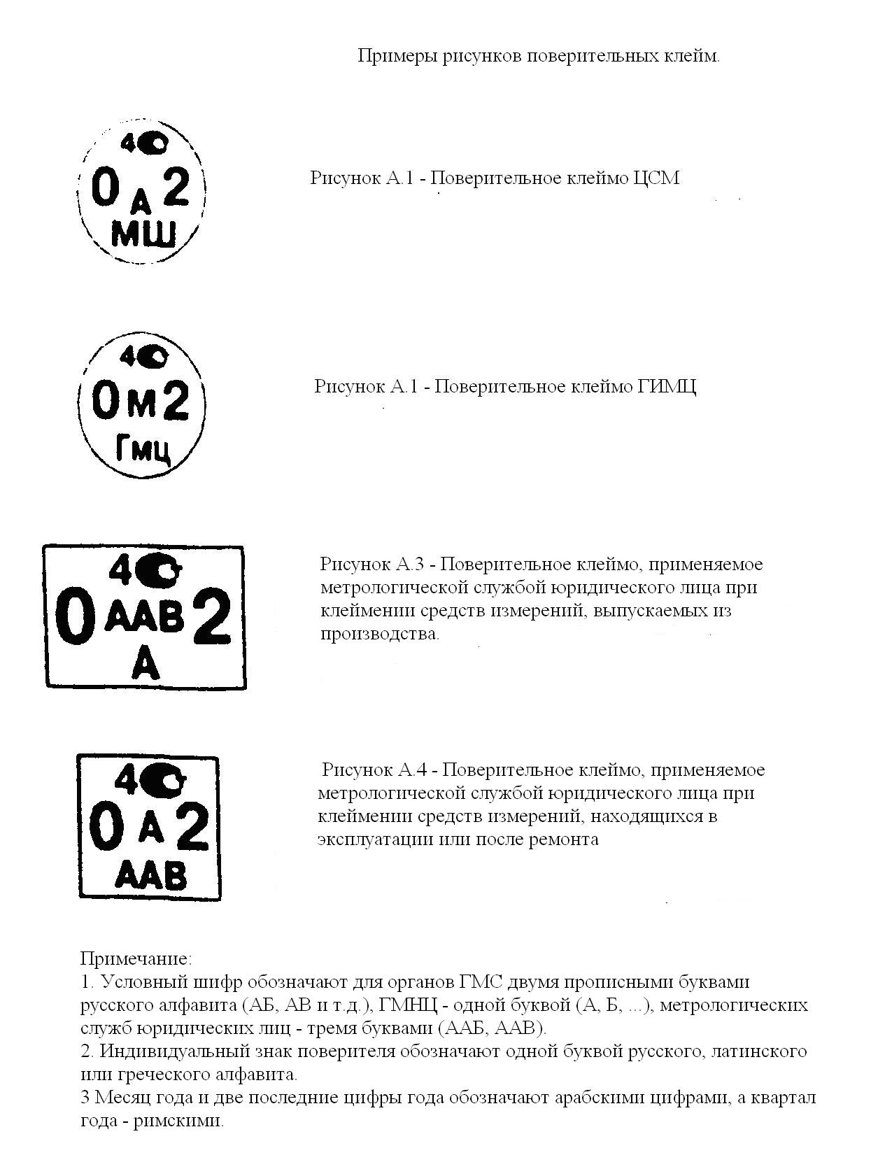 Сроки клеймения