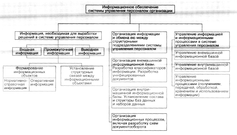 Информационное обеспечение процесса управления в организации