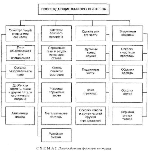 Фактор повреждения. Схемы следов основного и дополнительных факторов выстрела. Повреждающие факторы выстрела таблица. Основные факторы выстрела. Классификация повреждающих факторов выстрела.