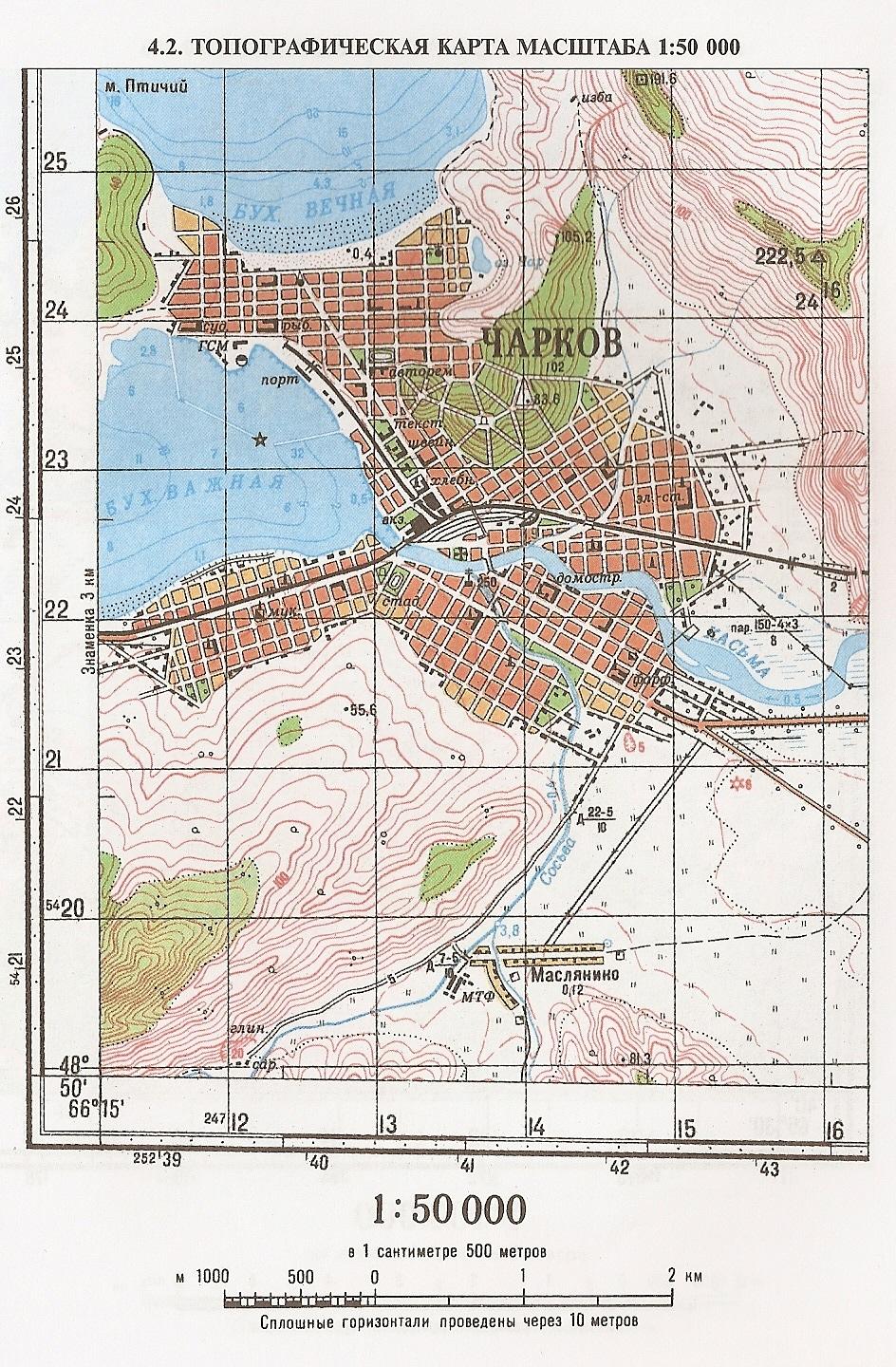 Крупномасштабная топографическая карта