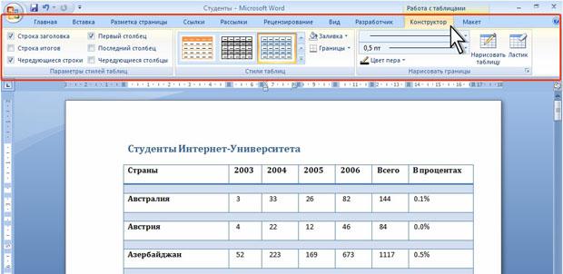 Практическое занятие № 9