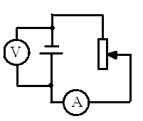 В цепи изображенной на рисунке ползунок реостата