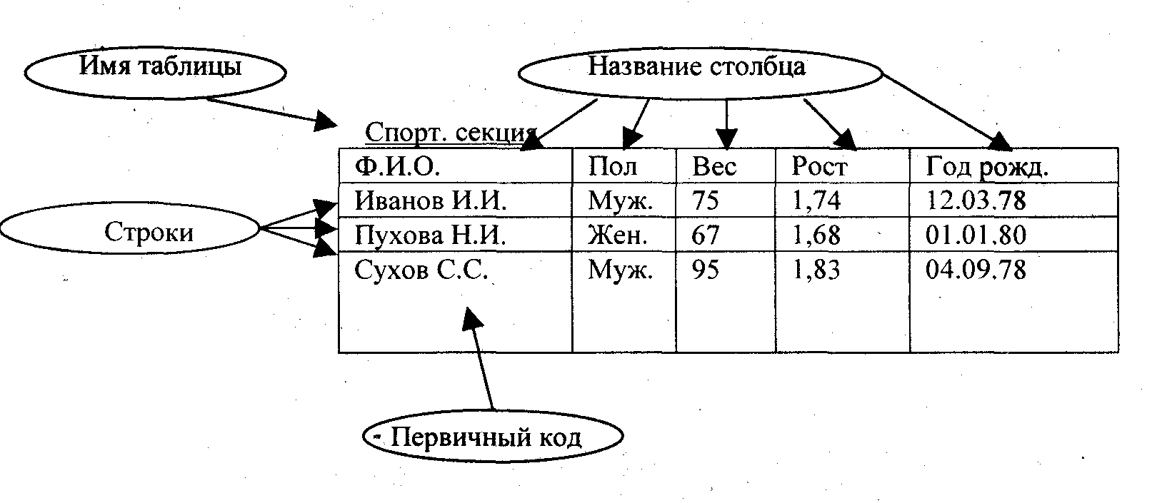 1.4.3. Модели данных