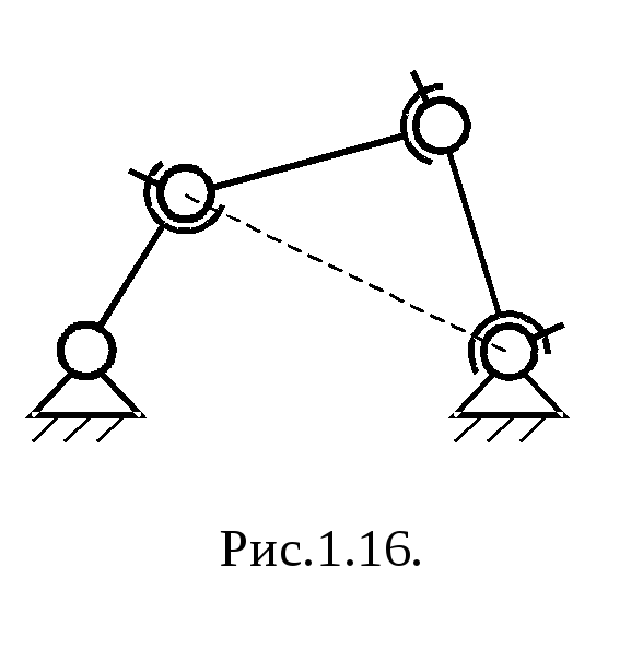 Число избыточных связей механизма структурная схема которого приведена на рисунке равно