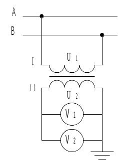 Первичная обмотка трансформатора включена в сеть 110
