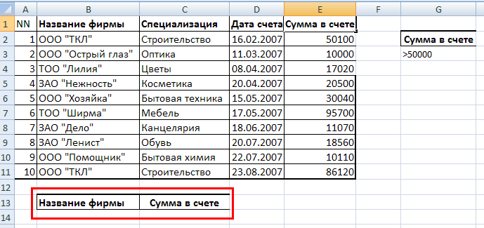 3.2Расширенный фильтр
