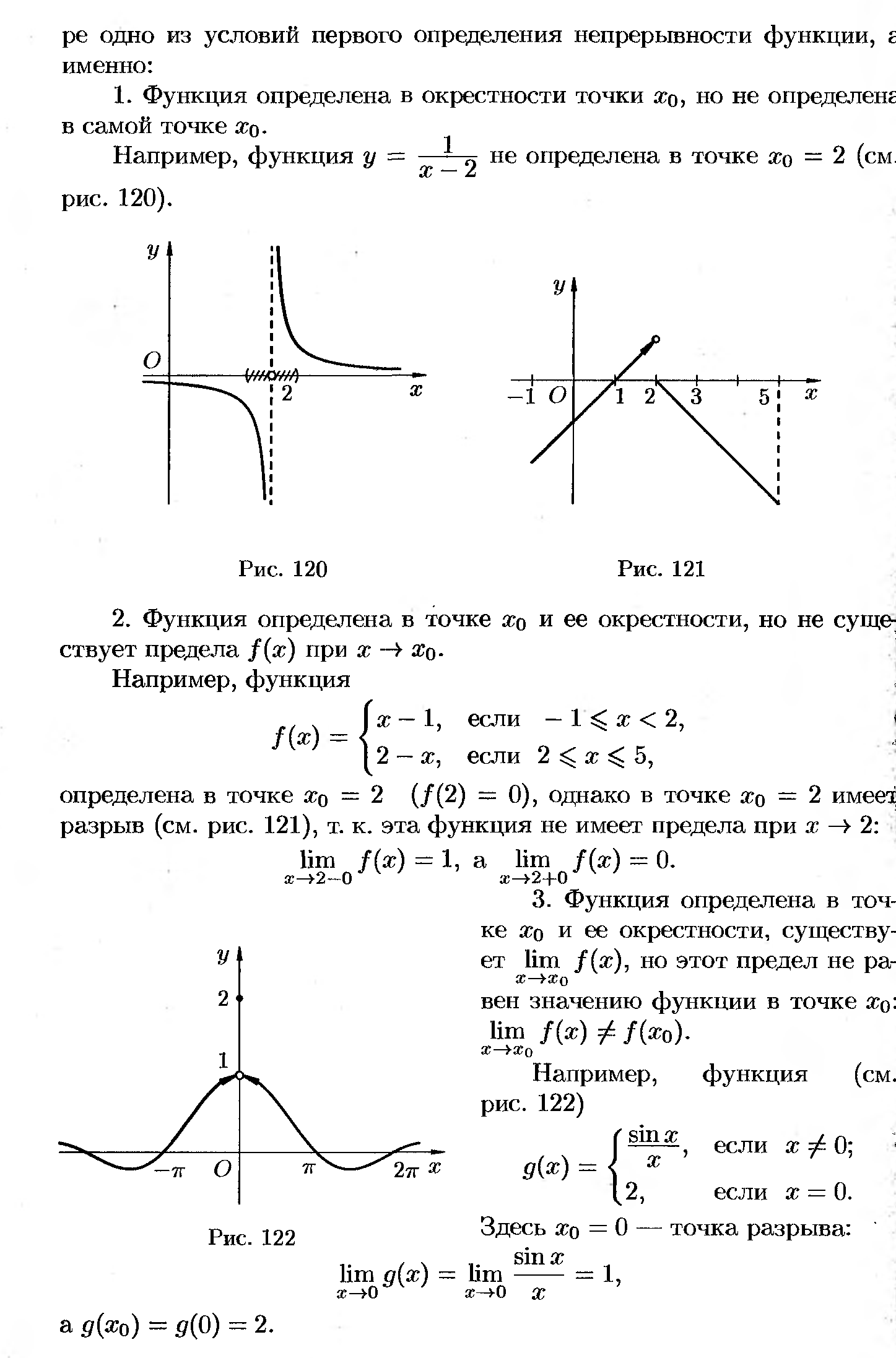 Непрерывность функция разрыв