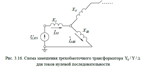 Схема прямой последовательности. Схема замещения трёхобмоточного трансформатора. Схема замещения нулевой последовательности автотрансформатора. Схема нулевой последовательности замещение элементов. Схема замещения прямой обратной и нулевой последовательности.