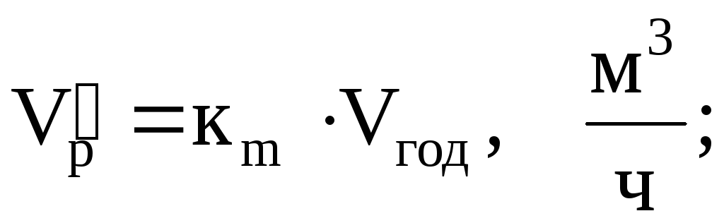 Максимально часовой расход