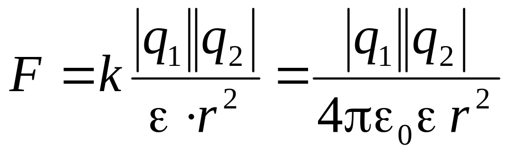 Формула величины заряда q2. Закон кулона с диэлектрической проницаемостью формула. Сила кулона с диэлектрической проницаемостью. Формула кулона с диэлектрической проницаемостью. Формула силы кулона с диэлектрической проницаемостью.
