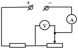 В цепи изображенной на рисунке ползунок реостата передвинули вправо