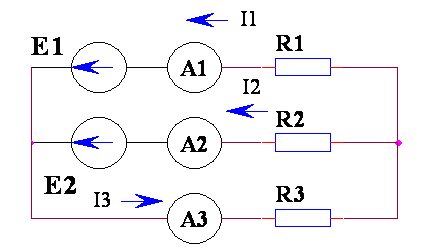 Ток строй. Рассчитать токи i1, i2, i3 методом наложения. Строй ток.