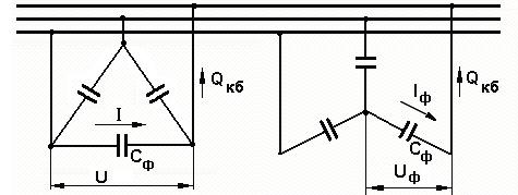 Конденсаторная батарея схема