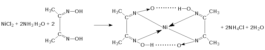 C 4 h 4 это. Реакция никеля с диметилглиоксимом. Реакция Чугаева для никеля. Реакция диметилглиоксима с никелем. Образование диметилглиоксимата никеля.
