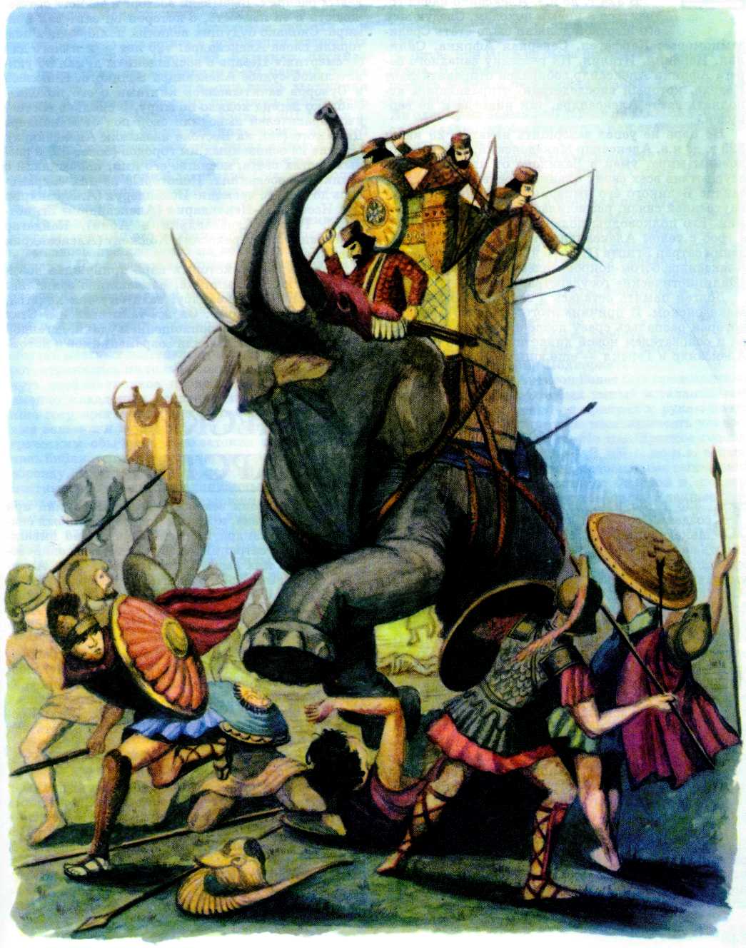 Завоевал ли македонский индию. Боевые слоны Индии с которыми воевал Македонский. Смерть Филиппа 2 царя Македонии.