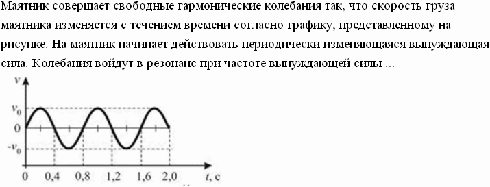 Маятник совершает свободное колебание. График гармонических колебаний. Свободные гармонические колебания. График скорости маятника. График скорости гармонических колебаний.