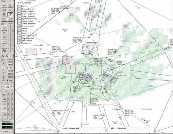 Карта аэродромов московской области