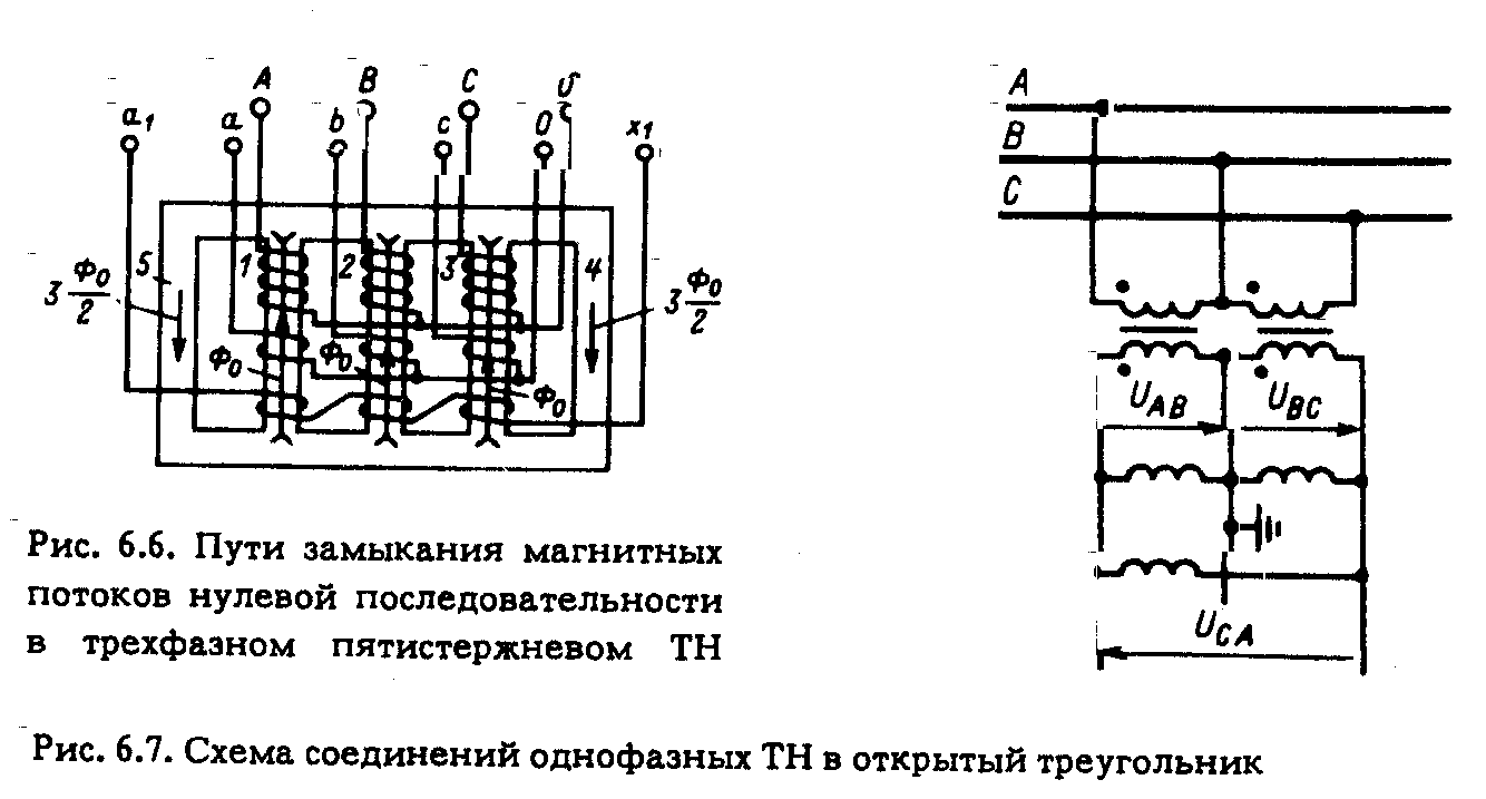 Соединение треугольник трансформатор