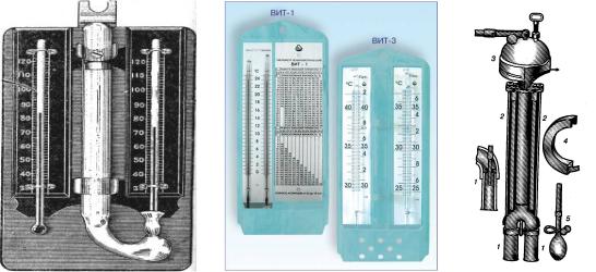 Станционный психрометр рисунок