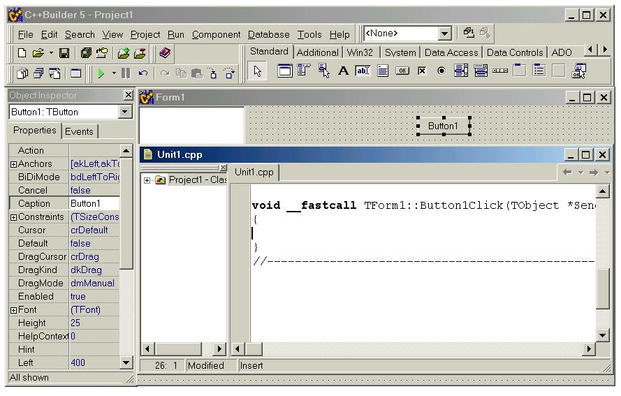 C builder файлы. Палитра компонентов c++ Builder. Borland c++ Builder 1999. Borland c++ Builder 7. С++ Builder Интерфейс.