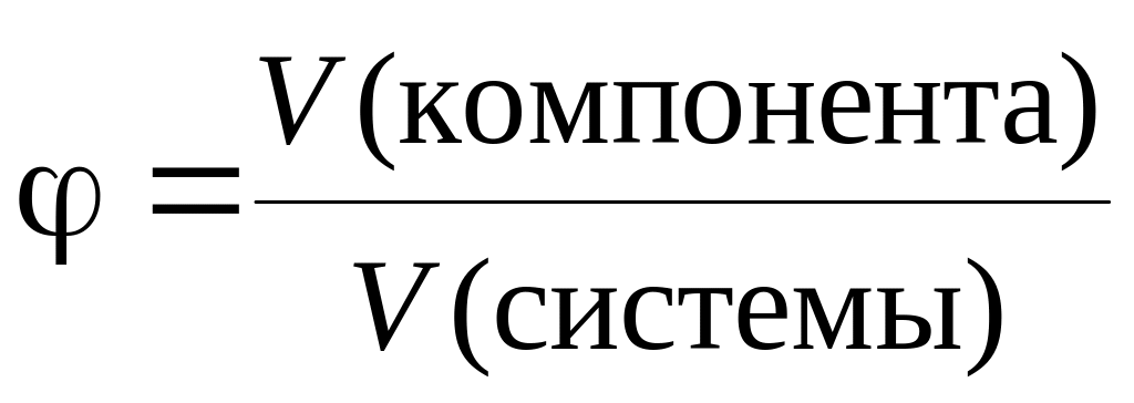 Процент объемной доли. Объёмная доля формула в химии. Объемная доля формула. Формула объемной доли вещества в химии. Объемная доля вещества в химии.