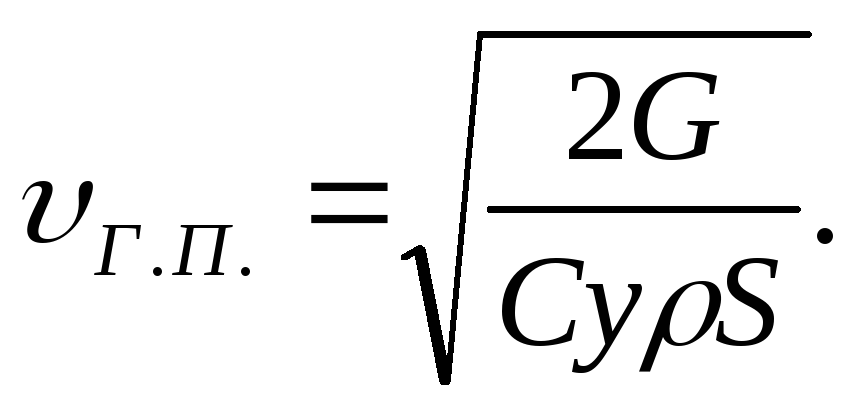 Формула скорости с g