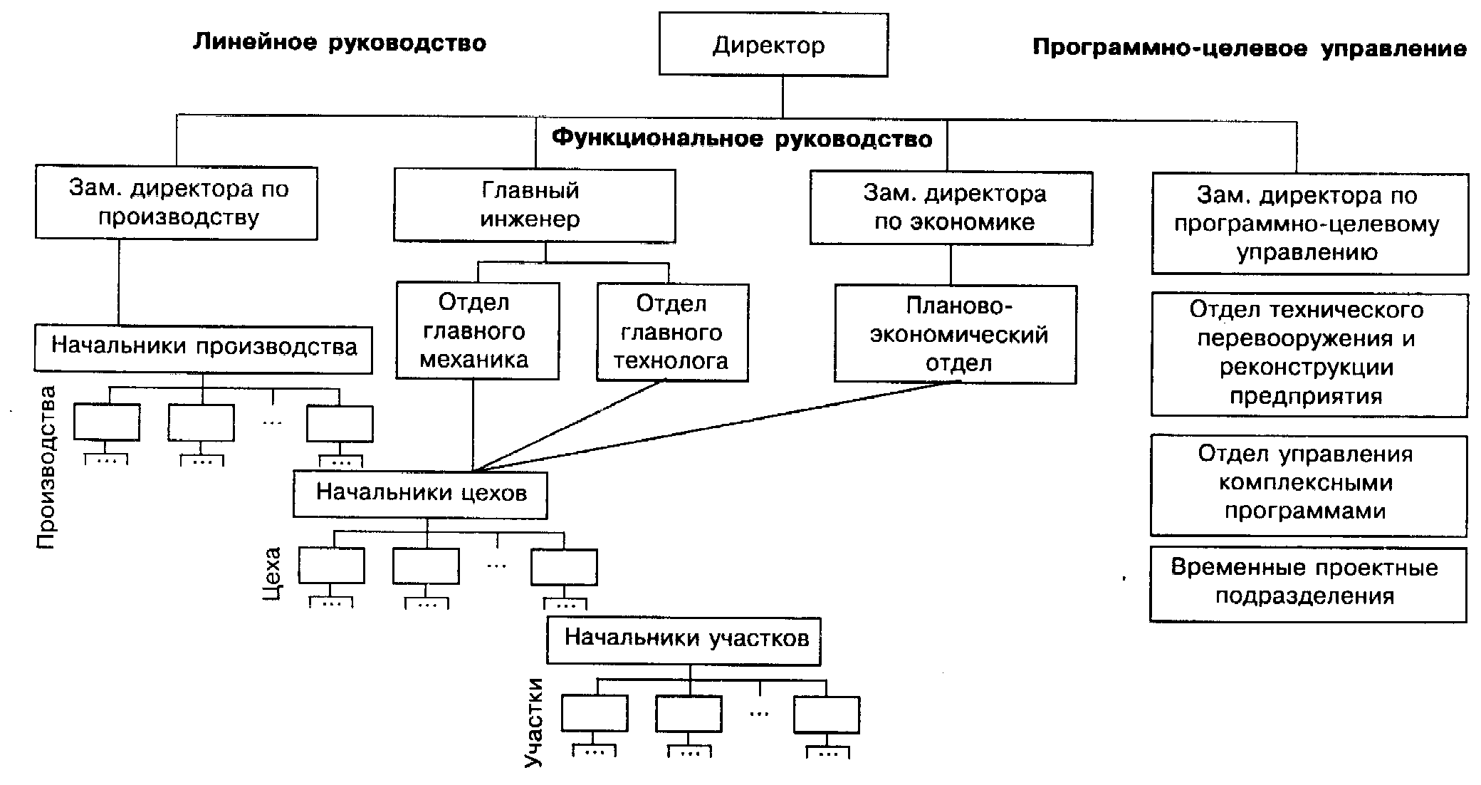 6.3. Линейно-функциональная структура управления