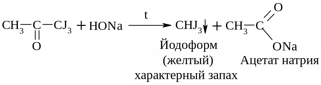 Реакция получения ацетона. Качественная реакция на ацетон с йодом. Ацетон реакция образования йодоформа. Образование йодоформа из ацетона. Схема реакции образования йодоформа из ацетона.