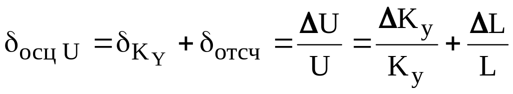 4. Погрешности осциллографических измерений