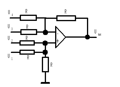 Сумматор вч сигналов схема
