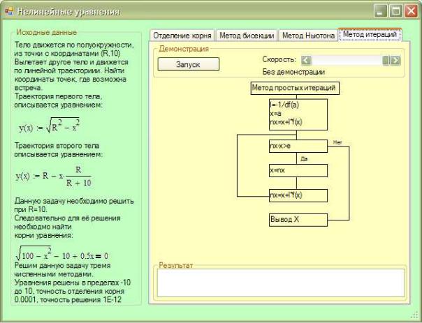 Метод простых итераций python