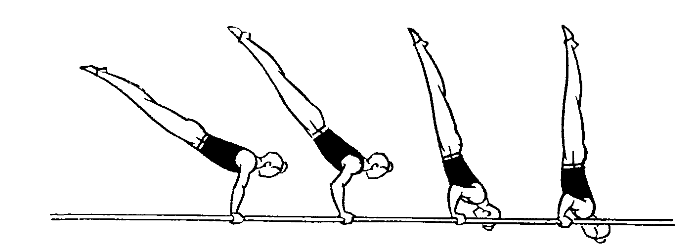 Гимнастическое упражнение 3. Гимнастические упражнения на брусьях. Стойка на плечах из упора углом. Кувырок на гимнастических брусьях. Упор ноги врозь на перекладине.